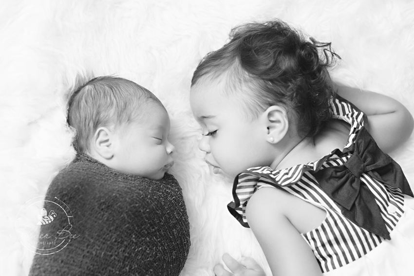 Newborn and sibling Photography