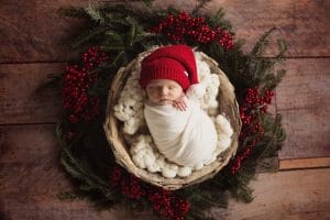 Holiday Newborn Photographer Austin Tx